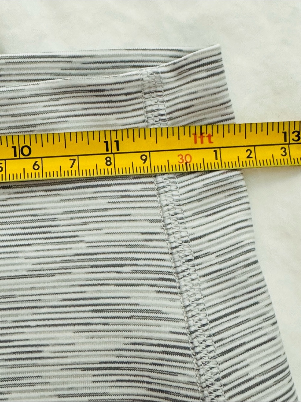 Lululemon Wunder Under Crop II *Roll Down Scallop* We Are From Space Nimbus Sz 6 - Picture 7 of 13